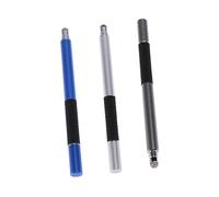 DIYEAH 3 Pièces Stylet Capacitif Point Fin pour Écran Tactile Stylo Tactile Multifonction Outil Écriture pour Smartphone Et Tablette Gris Métallique Bleu Foncé