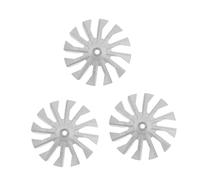 DIYEAH 3 Pièces Ventilateur Axial de Remplacement Galvanisé Hélice et Équilibrée Lame Résistante Déformation pour Refroidissement Moteur et Radiateurs
