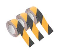 DIYEAH 3 Rouleaux Ruban Antidérapant pour Escaliers Marquages de Précaution Bande Autocollante pour Sols et Prévention des Chutes les Salles de Bain et Escaliers