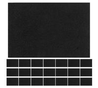 DIYEAH 30 feuilles de mousse EVA noire pailletée pour projets artistiques | Papier mousse noir nacré A4 (8 x 12 pouces), léger, idéal pour les travaux scolaires, les accessoires d'Halloween et