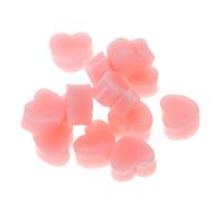 DIYEAH 30 Pièces Bouchons D'oreille en Silicone, Cache-oreilles pour Dormir, Forme Cœur Rose, du Bruit, Étanches, pour Avion et Concerts, Garçon et Filles et Adultes