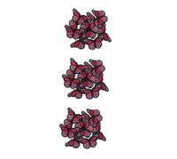 DIYEAH 30 Pièces Butterfly Embroidery Iron Patches Large Light Decorative Transfers For Diy Clothing Bags Accessories Durable Sew Style For And Adults