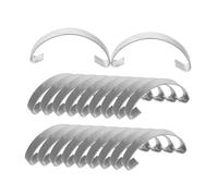 DIYEAH 30 pièces Crochet Multifonction Acier Inoxydable pour Cage de Poulet Pigeon et Caille Fixation Solide pour Portes de Cage Accessoire et Pratique pour Usage Intérieur