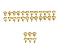 DIYEAH 30 Pièces Lot de Boutons de Meuble Métalliques Forme de Champignon Poignées de Placards Modernes Brossé Boutons Ronds pour Armoires Installation Facile et Finition