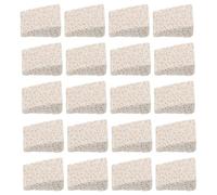 DIYEAH 30 Pièces Pottery Kiln Wire Gasket Aluminium Oxide Ceramic Heating Element Cushion For Uniform Heat Distribution And Kiln Material Replacement