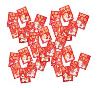 DIYEAH 300 Pièces Chinese Envelopes Year Of The Horse Creative Hongbao Packets For Spring Festival Birthday Wedding With Cartoon Lucky
