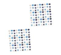 DIYEAH 300 Pièces Style Wooden Cutouts For DIY Coastal Wall Decor With Shells And Lightweight Nautical Hanging Ornaments For Home And Party Decorations