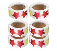 DIYEAH 3000 Pièces Stickers Étoiles Autocollants Pailletés Auto-adhésifs pour Récompenses Scolaires Garçon Fille pour Motivation Tableau Comportement Décoration Fête Noël et Bureau