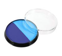 DIYEAH 30g Peinture De Visage Aquarelle Soluble Pour Adultes Accessoire De Cosplay Peinture Décorative Pour De Couleur Double Bleu Profond Et Bleu
