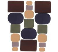 DIYEAH 30pièces Patchs à Coudre Pour Vêtements Patchs Brodés Diy Appliqués Tissu Lot Pour Réparation Et Décoration