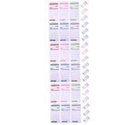 DIYEAH 36 Feuilles Budget Cards Set Reusable Expense Tracker Practical Budget Planner For Daily Finance Management