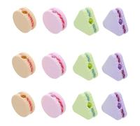 DIYEAH 36 Pièces Pencil Sharpener Cookie Shaped For Primary Students Portable Mini Manual Sharpener Creative Kawaii School Supplies For Travel Homework Party Favors