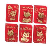 DIYEAH 360 Pièces Enveloppes Rouges Créatives Pour L'année Cheval Enveloppe Rouge An Créatif Festival Des En Espèces Chinois Ang Pao Papier