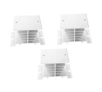 DIYEAH 3pièces Dissipateur Thermique pour Relais Statiques Bloc Compact Refroidissement Haute Efficacité pour Automatisation Industrielle