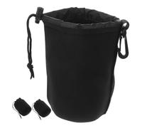 DIYEAH 3Pièces Objectif Appareil Photo Étui De Protection Étanche pour DSLR Pochette De Rangement Pratique pour Voyage Et Extérieur