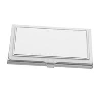 DIYEAH 3pièces Porte-Cartes Métallique Personnalisable pour Visites Étui avec Imprimable Sublimation pour Bureau Voyage Et Événements Professionnels