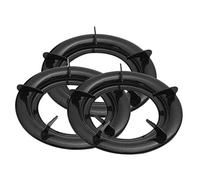 DIYEAH 3pièces Support pour Wok Fer Anneau Réutilisable pour Cuisinière à Gaz Domestique Lot de Supports Pratiques pour Wok