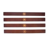 DIYEAH 4 Barres de poussée de tuiles de Mahjong en Bois de 40 cm pour | Pousseurs de Mahjong, agencement lisse des tuiles, adaptés aux orientations Est/Sud/Ouest/Nord, design traditionnel