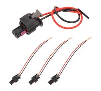 DIYEAH 4 connecteurs pour Feux de Position latéraux, Faisceau de câbles | Connecteur de câblage d'injecteur de carburant, faisceau de câbles à fiche compatible avec la plupart des modèles de