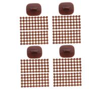 DIYEAH 4 Ensembles Clay Letter Stamps Durable Plastic Alphabet And Number Stampers For Baking Cookies Chocolates Candies And Cake Decorating Family Fun Diy Tool