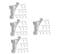 DIYEAH 4 ensembles Crochet De Rechange Pour Congélateur Petit Clip Pour Étagère De Congélateur Support Universel Pour Étagère De Rangement Support Pour Étagère De 10 pièces * 4