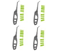 DIYEAH 4 Ensembles Outil de Grattage pour Calfeutrage et Réutilisable Spatule Multifonction pour Nettoyage de Colle et Coulis Lisseur Pratique pour Joints Verre et Portable Facile à