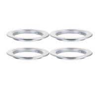 DIYEAH 4 pièces Anneau Aluminium pour Nid Oiseau Accessoire de Boîte Élevage avec Protection Anti-Morsure Compatible Nichoir Mésange et Hirondelle Anneau de Remplacement pour Boîte à