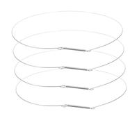 DIYEAH 4 Pièces Anneau de Ressort de Porte de Lavage Acier Inoxydable pour Machine à Laver Joint de Sealing Durable et Accessoires de Remplacement pour Entretien