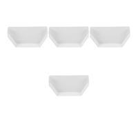 DIYEAH 4 Pièces Capuchon de Gouttière PVC Bouchon Étanche pour Tuyau de Descente Installation Facile pour Gouttières Standards