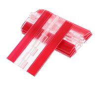 DIYEAH 4 Pièces Charnières Auto Adhésives Transparentes Acrylique Lot de Flexibles et Multi Fonctions pour Meubles Étagères Flottantes et Portes de Cabinet