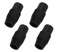 DIYEAH 4 Pièces Connecteur Télescopique de Tige Canopy Support Adaptateur Rond à Vis pour Éclairage Extérieur Compatible Camping et Photographie Lot