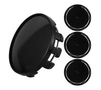 DIYEAH 4 Pièces Enjoliveurs de Moyeu de Roue 59mm 57mm, ABS Noir, Lot | Protection du Moyeu, Léger et Robuste, pour Jantes Auto et Pneus Voiture, Style Sobre