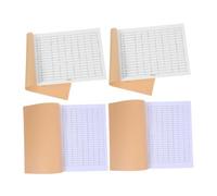DIYEAH 4 Pièces Journal de Comptabilité Carnet de Comptes D'entreprise, Papier Blanc, pour Suivi Détaillé des Stocks Écritures, Bureau et École, Petites Entreprises