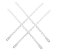 DIYEAH 4 pièces Lame de Coupe Inoxydable pour Machine à Dentelée et Compatible pour Trancher Pizza Gâteaux et