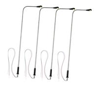 DIYEAH 4 pièces Lot de Mini Lampadaires Éclairage LED Modèles de Lampadaires pour Décoration Maison Miniature et Table de Sable Accessoires DIY Stables et Compactes pour Scènes de Vie