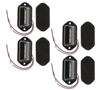 DIYEAH 4 Pièces Lumière LED pour Plaque 12-24v Abs, Éclairage Latéral
