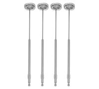 DIYEAH 4 Pièces Milk Frother Whisk Set Stainless Steel Manual Hand Whisk For Latte Smoothie Sauce Egg Mixer For Kitchen And Travel