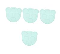 DIYEAH 4 Pièces Moule Silicone pour Cachet de Cire Artisanal Durable et Facile à Démouler pour de Scellement sur Invitations Enveloppes et Décorations Diy