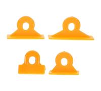 DIYEAH 4 Pièces Outils de Réparation de Carrosserie sans Peinture avec Design Pad Puller et Crochets, Kit de Débosselage pour Bosses de Voiture Orange, Destiné aux Propriétaires