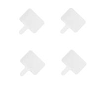 DIYEAH 4 Pièces Palette de Réponse Effaçable à Sec Double Face Tableau Blanc Portable à Main pour Classe Écriture et Vote Planche Interactive Réutilisable