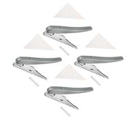 DIYEAH 4 Pièces Perforatrice à Papier à Trou Unique Ajustable Pince Perforante Robuste Acier Au et Alliage de Zinc pour Bureaux Perforateur de Mobiles Précis