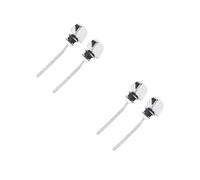 DIYEAH 4 Pièces Poignée Réservoir Toilette Plastique et Fer Levier de Chasse Eau Latéral Kit pour Maison et Installation Facile