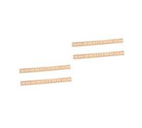 DIYEAH 4 Pièces Règle de Couture Outil de Tailleur Robuste pour Patchwork et Quilting Mesure Précise pour Tissus et Papier et Portable