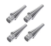 DIYEAH 4 Pièces Stainless Steel Diamond Art Pen Tips Precise Dotting Nibs For Rhinestone Placement Replacement Heads Compatible With Various Pens