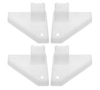 DIYEAH 4 Pièces Support Antidérapant à Quatre Pieds pour Tente et Auvent, Base Robuste en Plastique 12,2x7,6x4,2 Cm, pour Camping et Marchés Temporaires en Extérieur