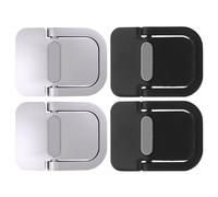 DIYEAH 4 Pièces Support Invisible pour Ordinateur Portable, Support Pliable en Alliage de Zinc, Design Fin, Rangement Gain de Place, pour Bureau et Bureau, pour Étudiants et Écrivains