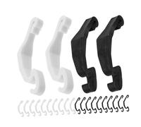 DIYEAH 40 pièces Accessoires de Cage Plastique Clips Latéraux pour Cages à Lapins Hamsters et Poulets Attaches Flexibles pour Montage Rapide et Sécurisé des Enclos pour Petits Animaux