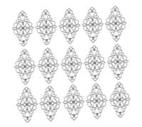 DIYEAH 40 pièces DIY Vintage Alloy Jewelry Making Parts Hollow Diamond Decor For Necklace Bracelet Accessories Crafting