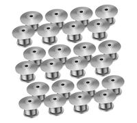 DIYEAH 40 Pièces Goupilles de Verrouillage Métal avec Ressort Attaches Sécurisées pour Broches Badges et Épingles Fermoirs Discrets pour Collectionneurs et Uniformes