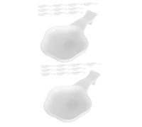 DIYEAH 40 Pièces Porte Pinceaux et Lave Plats Plastique Multifonction pour Calligraphie avec Support Intégré pour Pinceaux pour Artistes et Voyageurs